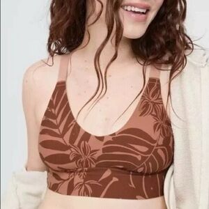Offline by Aerie Tropical Print Sports Bra